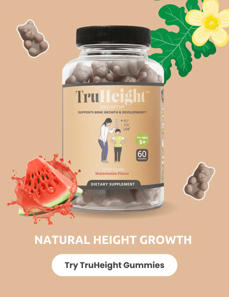 TruHeight Gummies - Natural Height Growth for Kids & Teens - Pediatric  Recommended Height Maximizer with Ashwaganda & Calcium - Height Increase