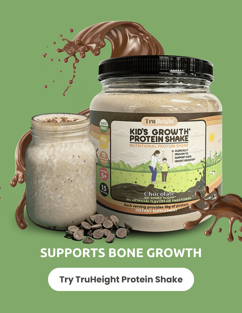  TruHeight Growth Protein Shake Ages 5+ (Vanilla) - Pediatric  Recommended - Clinically Proven Nutrients, Vitamins, & Minerals for Kids,  Teens & Young Adults - Immune Support, Powder Shakes & Snacks : Health &  Household