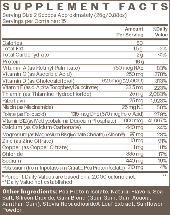 Vanilla Plant-Based  Protein